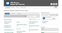 Desktop Screenshot of libguides.gvltec.edu