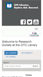 Mobile Screenshot of libguides.gvltec.edu